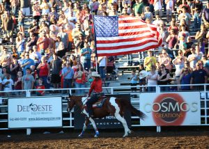 American Flag Fourth of July Rodeo